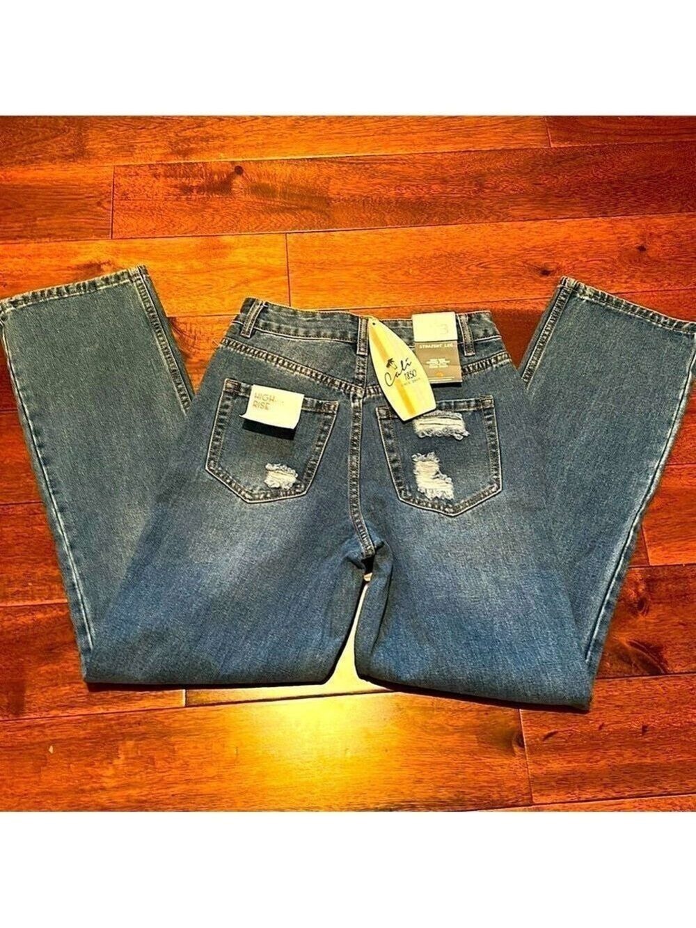 Cali 1850 straight leg jeans size 3 - Picture 4 of 9